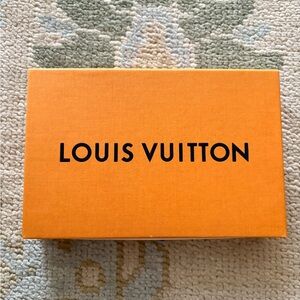 Louis Vuitton Signature Orange Wallet Box